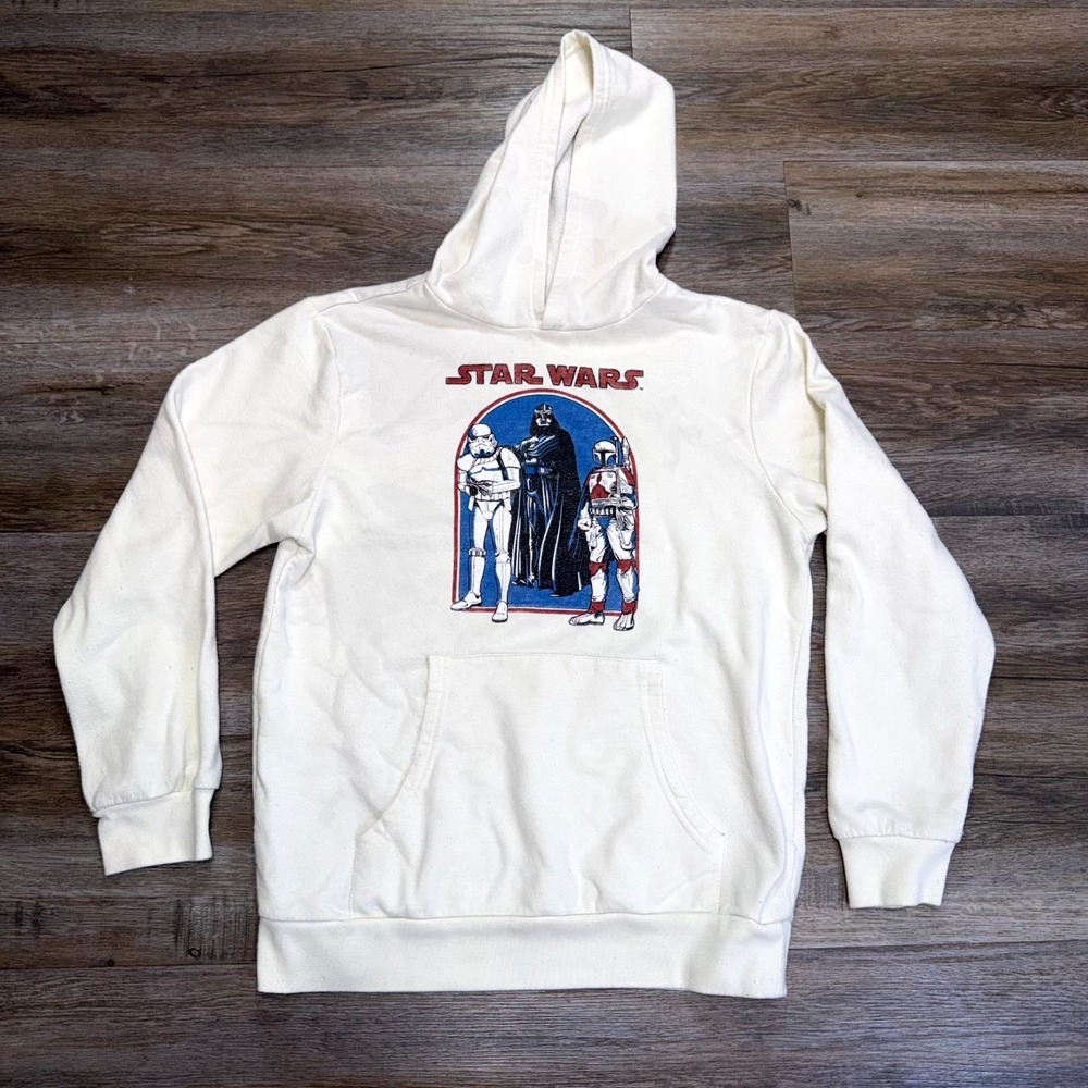 Star Wars Youth Boys/Unisex Pullover Hoodie 2X-Large Retro Darth Vader Graphic